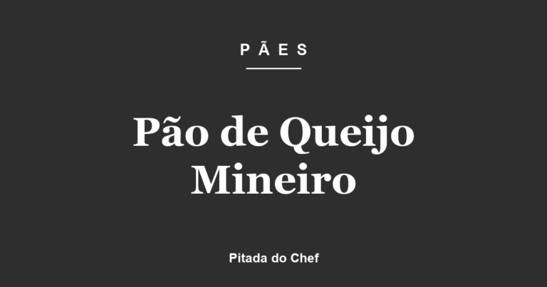 Pão de Queijo Mineiro