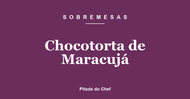 Chocotorta de Maracujá