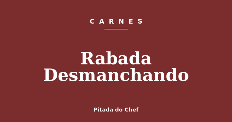 Rabada Desmanchando