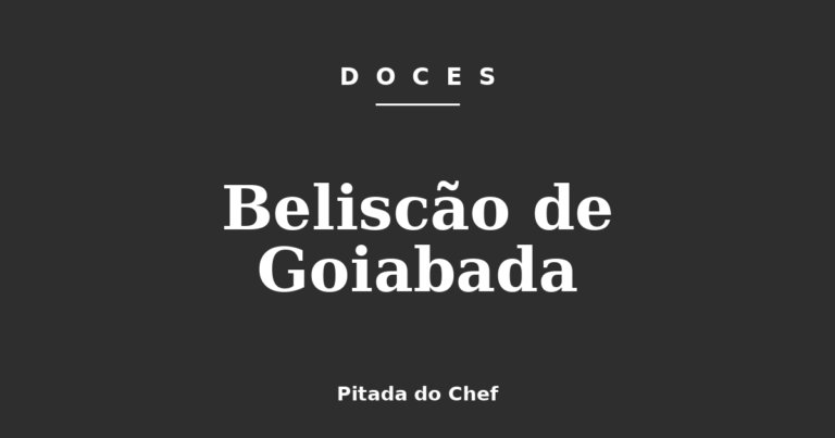 Beliscão de Goiabada