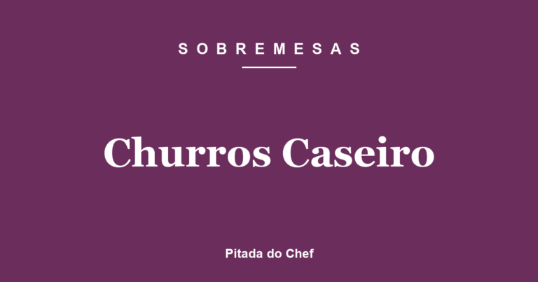 Churros Caseiro