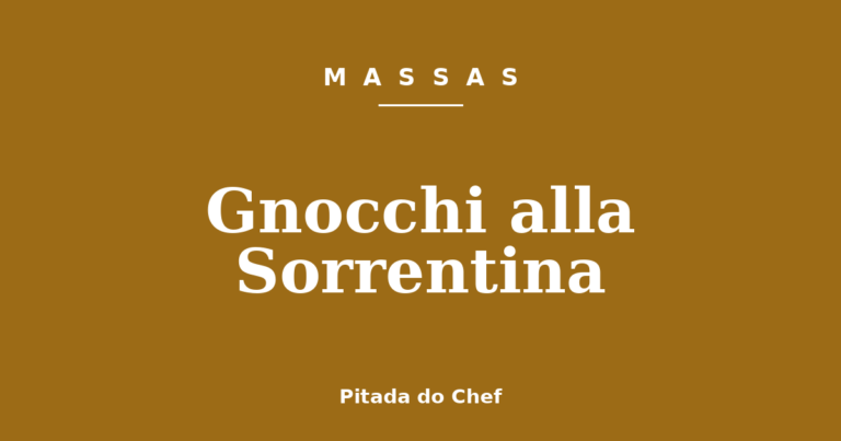 Gnocchi alla Sorrentina