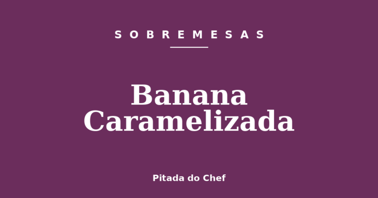 Banana Caramelizada