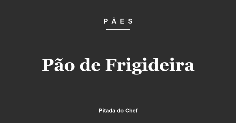 Pão de Frigideira
