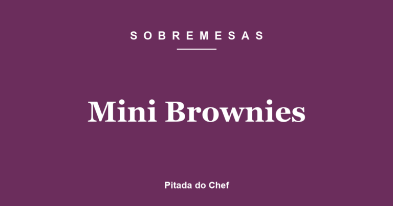 Mini Brownies