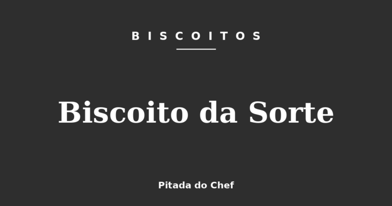 Biscoito da Sorte