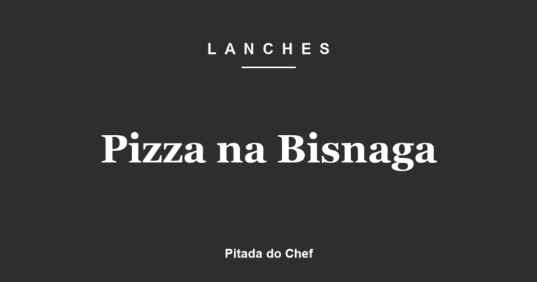 Pizza na Bisnaga