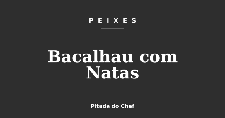 Bacalhau com Natas