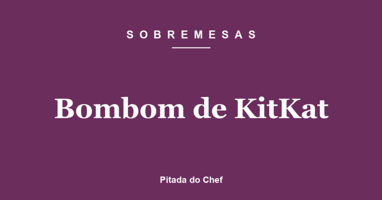 Bombom de KitKat