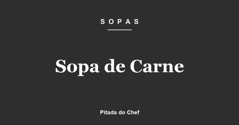 Sopa de Carne