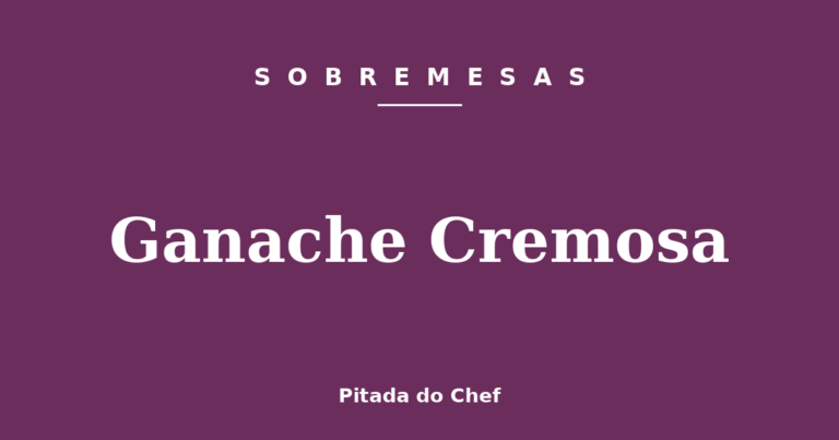 Ganache Cremosa