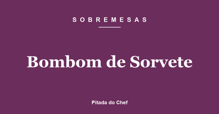Bombom de Sorvete