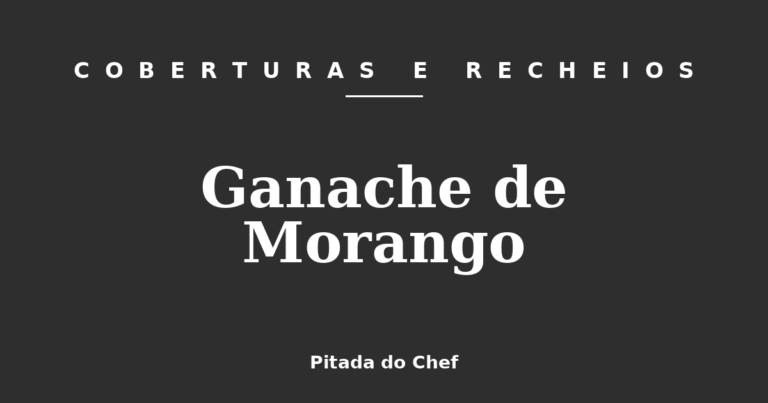 Ganache de Morango
