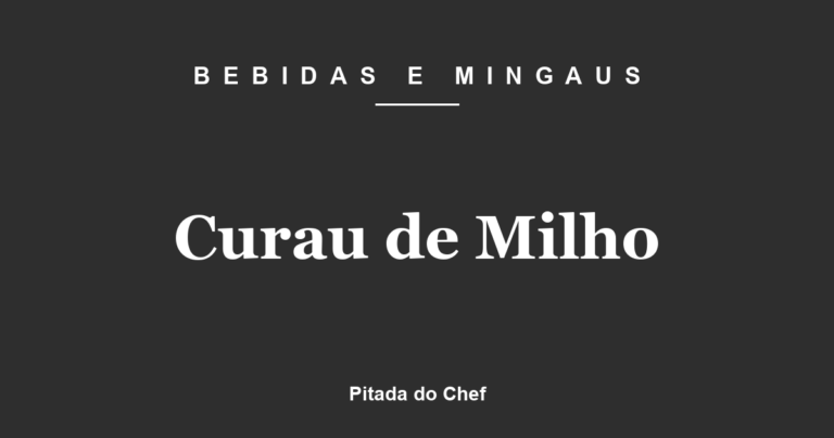 Curau de Milho
