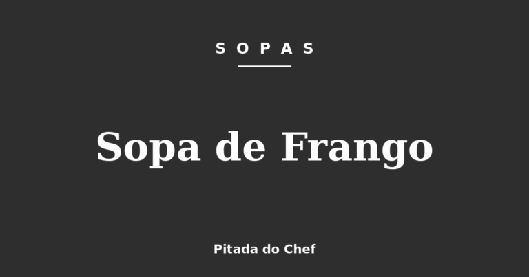 Sopa de Frango