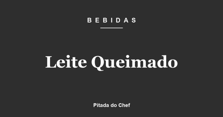Leite Queimado