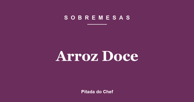 Arroz Doce