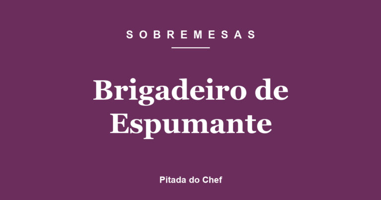 Brigadeiro de Espumante