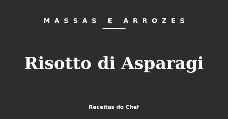 Risotto di Asparagi