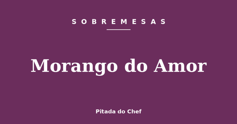 Morango do Amor