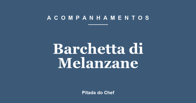 Barchetta di Melanzane