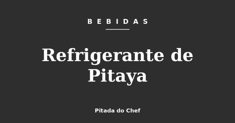 Refrigerante de Pitaya