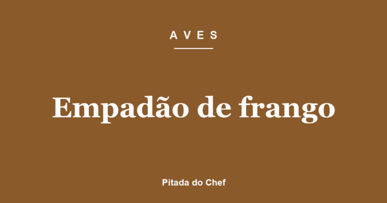 Empadão de frango