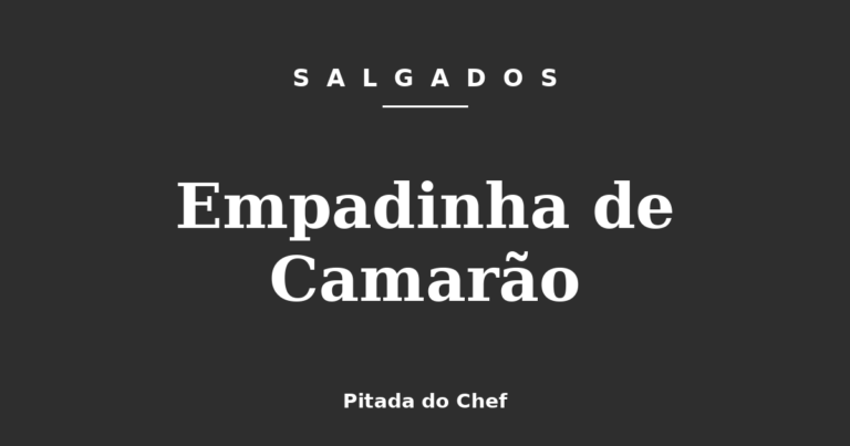Empadinha de Camarão