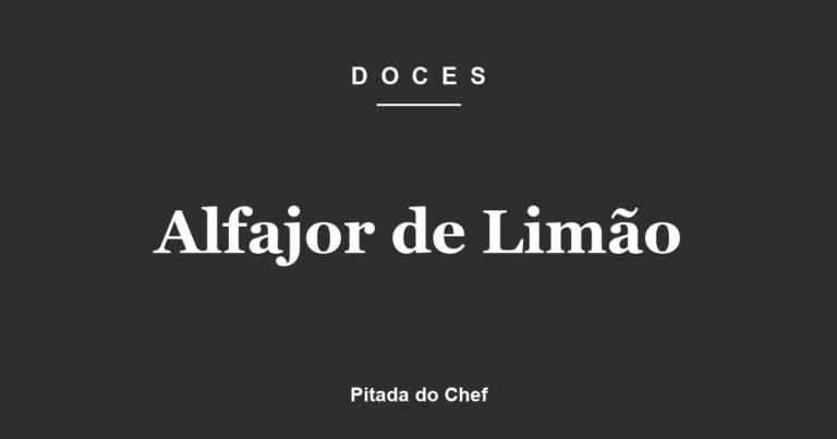 Alfajor de Limão