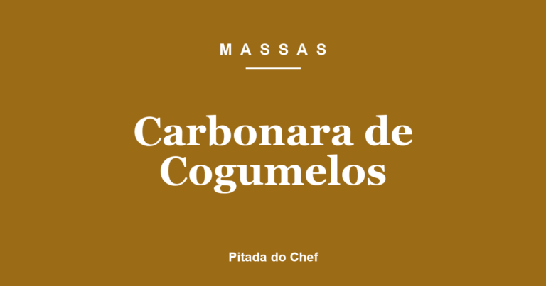 Carbonara de Cogumelos