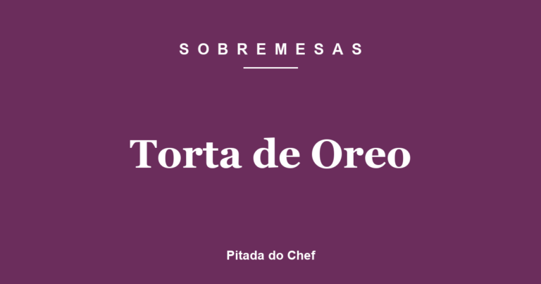 Torta de Oreo