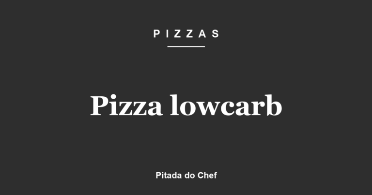 Pizza lowcarb