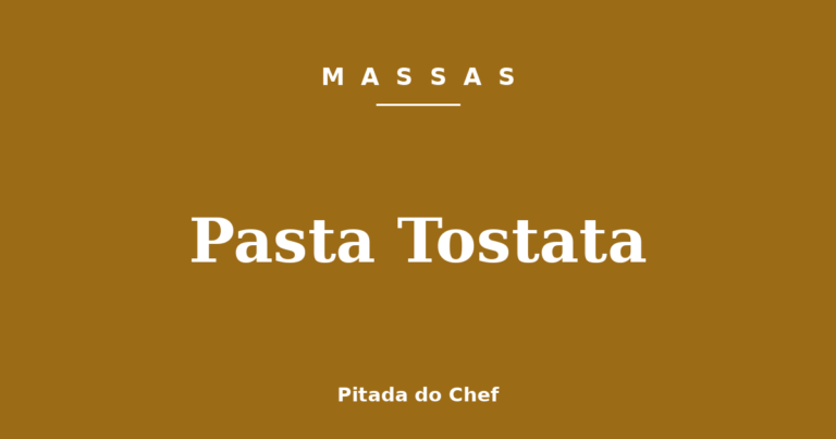 Pasta Tostata