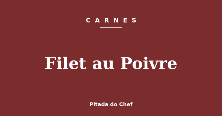 Filet au Poivre