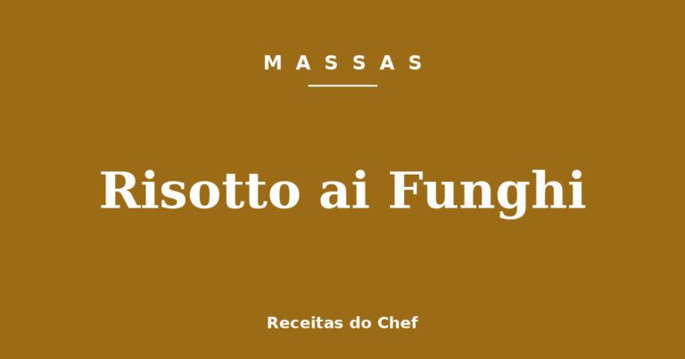 Risotto ai Funghi