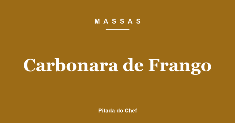 Carbonara de Frango