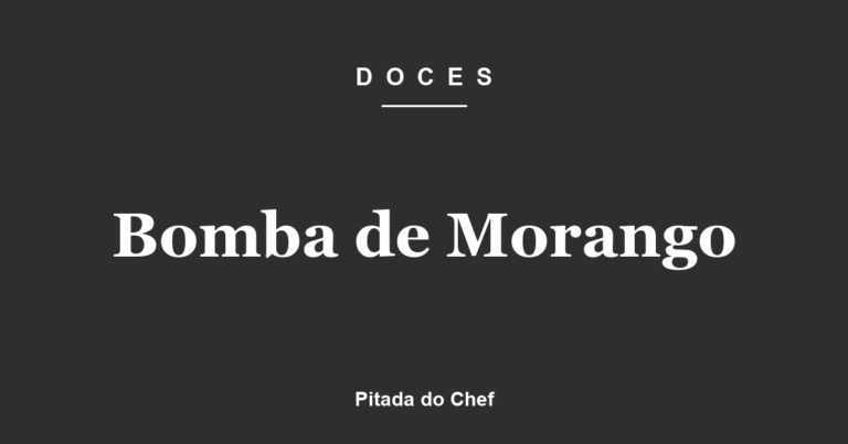 Bomba de Morango