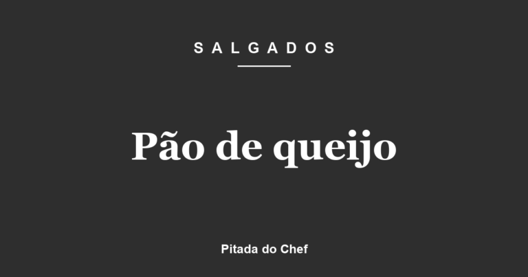 Pão de queijo
