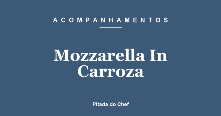 Mozzarella In Carroza