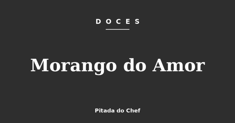 Morango do Amor