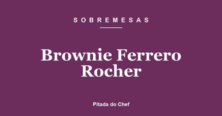 Brownie Ferrero Rocher