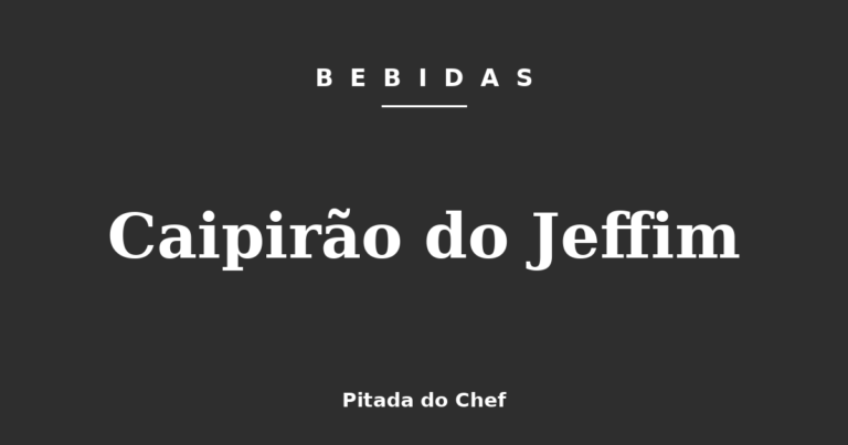 Caipirão do Jeffim