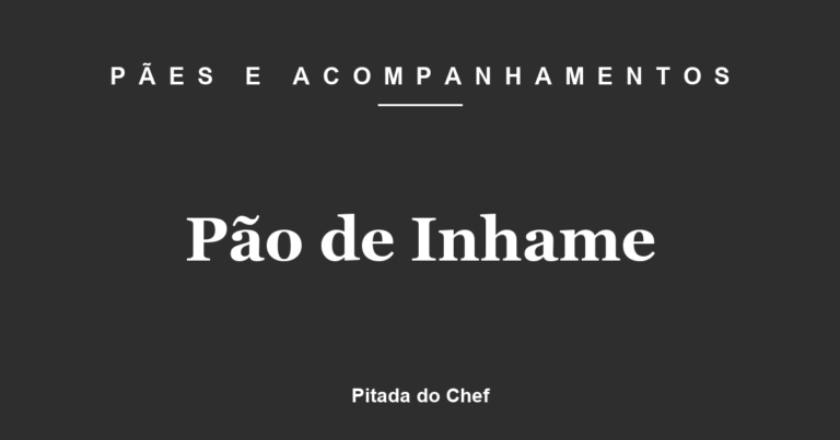 Pão de Inhame