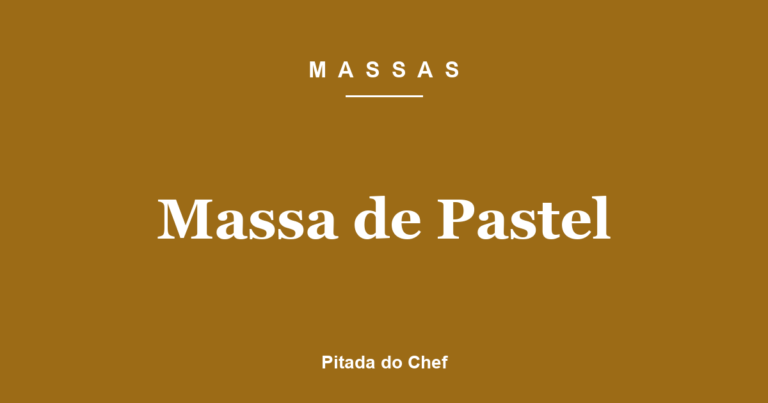 Massa de Pastel