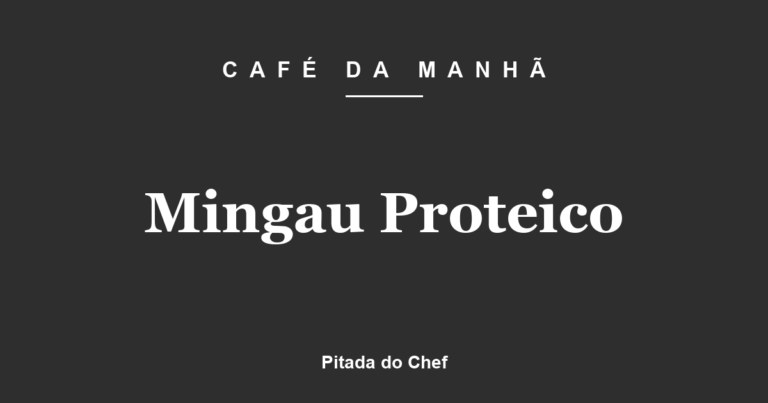 Mingau Proteico