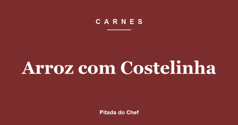 Arroz com Costelinha