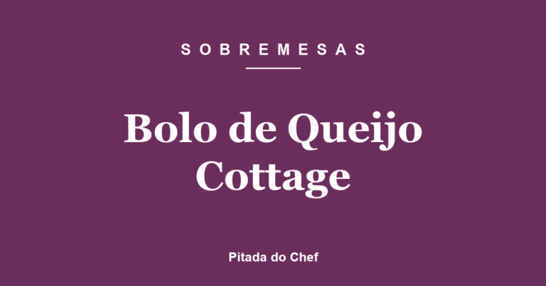 Bolo de Queijo Cottage