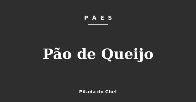 Pão de Queijo