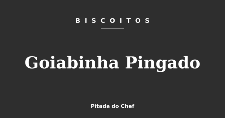 Goiabinha Pingado