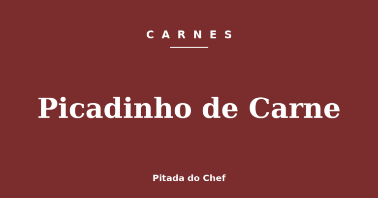 Picadinho de Carne